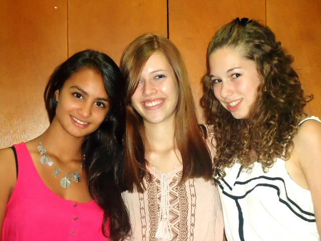 I became friends with Hannah and Samantha