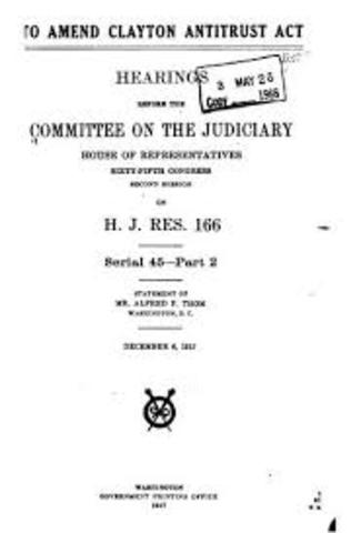 Clayton Anti-trust Act