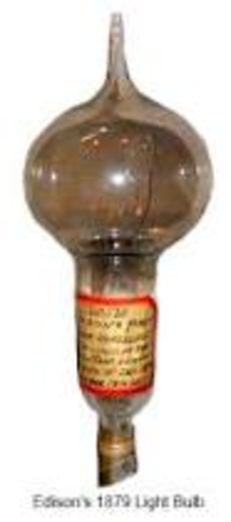 Practical and longer-lasting electic lightbulb.