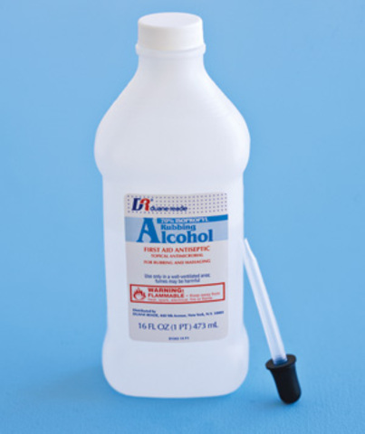 Rubbing Alcohol spilled in eyes by my sister