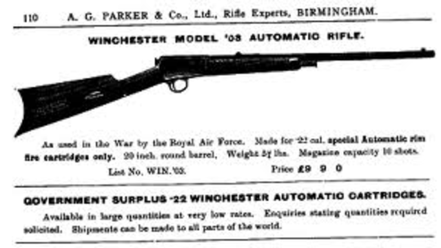 The First Automatic Rifle
