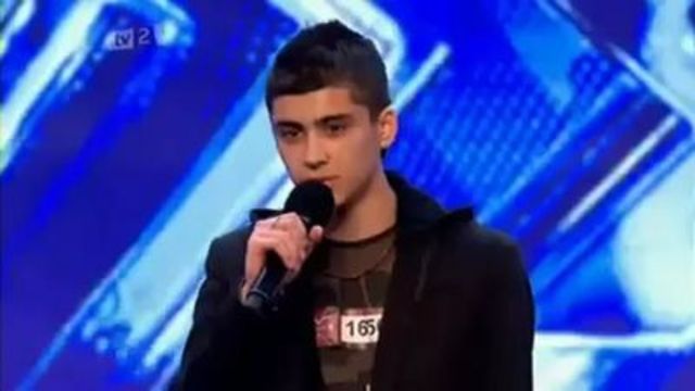 Zayn Malik auditions for the X-Factor