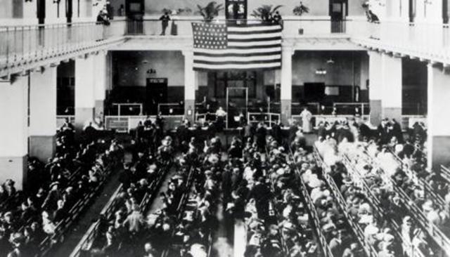 Going through Immigration