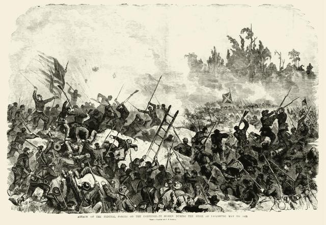 Battle at Vicksburg