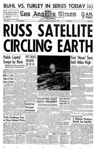 Sputnik Launched (Space Race)