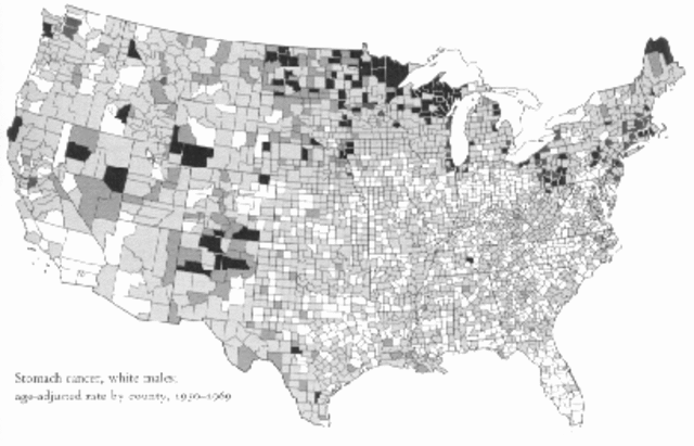 Color doded bivariate Matrix