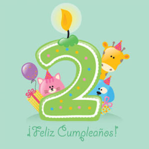 ¡Hoy cumple dos añitos!