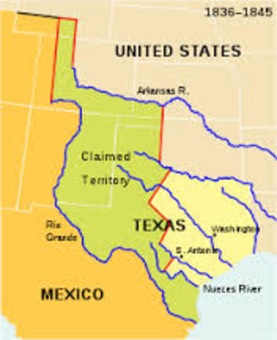 U.S, Annexes Texas