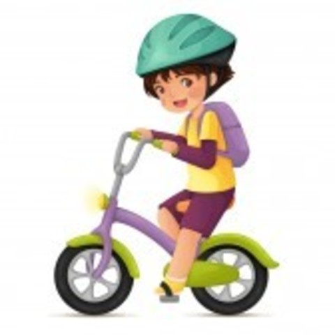 Aprende a montar en bici.