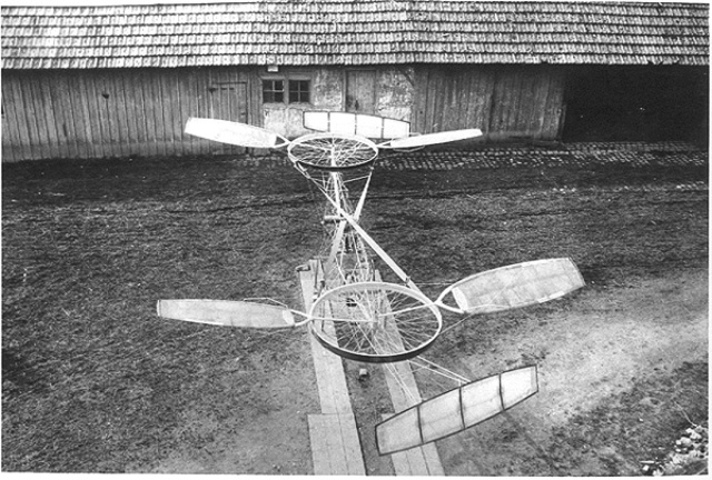 First helicopter