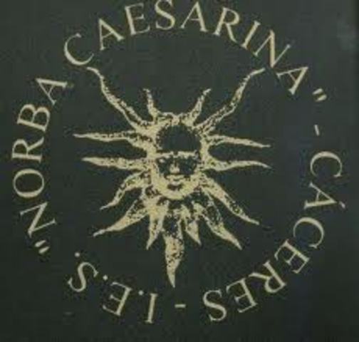 My first day in the High School Norba Caesarina