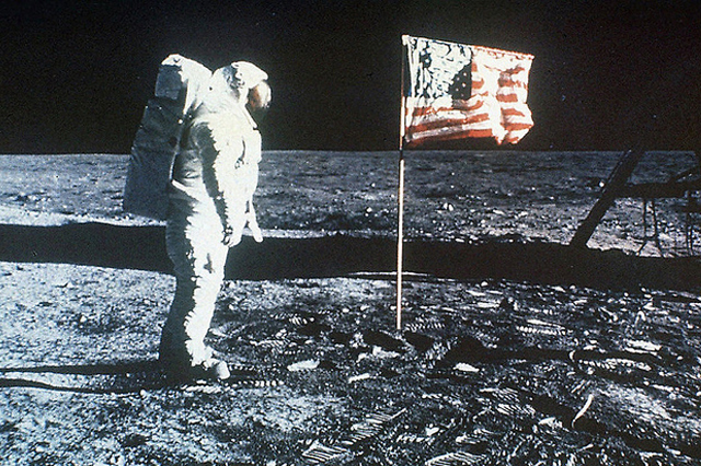 Armstrong's Giant Leap on the Moon