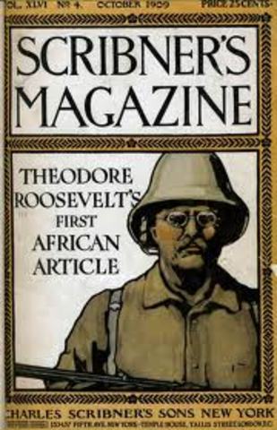 Roosevelt leaves presidency to africa