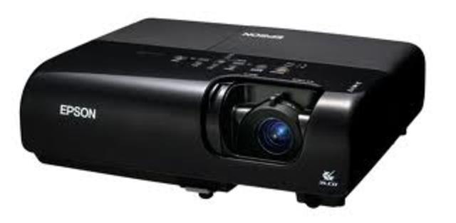 Proyector y netbook.