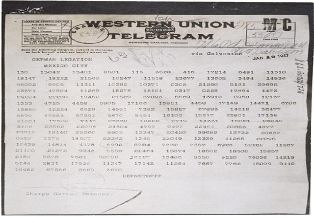 The Zimmermann Telegram