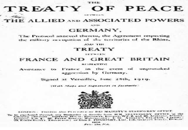 The Treaty of Versailles