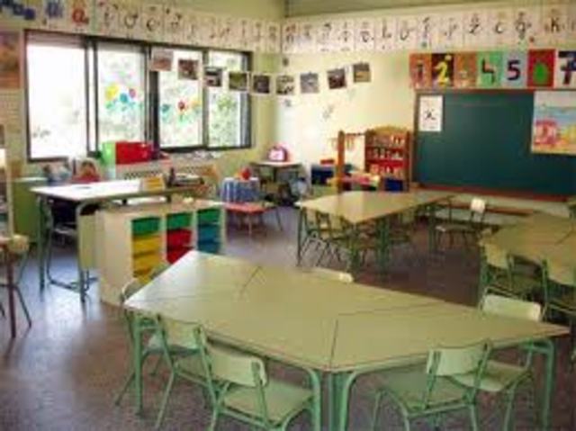 My first day at Primary school.