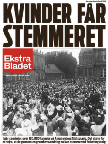 Kvinderne får stemmeret