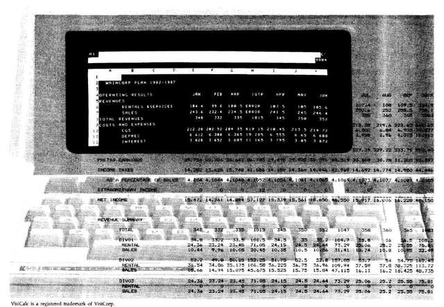 электронная таблица VisiCalc