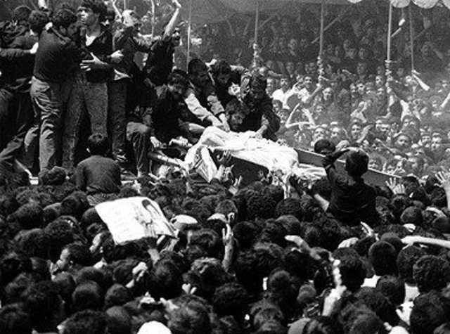 Ayatollah Khomeini's death