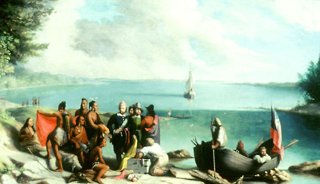 Captain Gosnold landed in New England