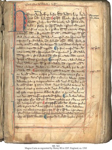 The Magna Carta was issued