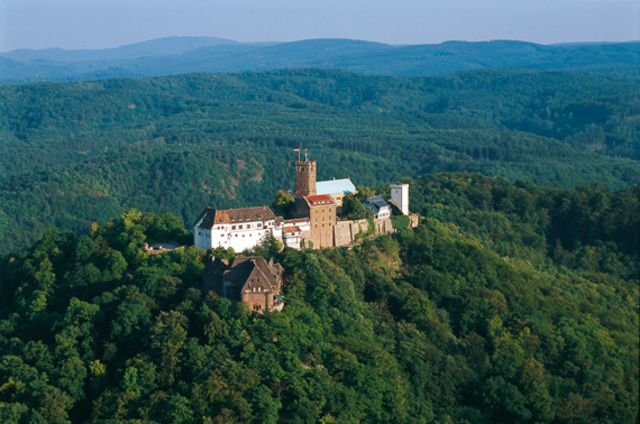 Kidnapped by Frederick, taken to Wartburg Castle