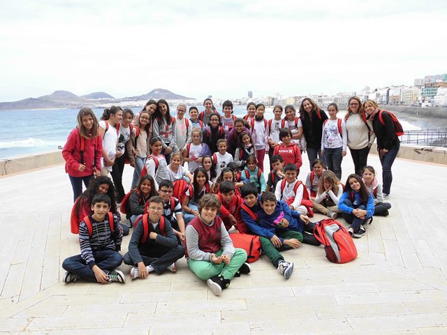 Mi primer viaje con los compañeros del colegio.