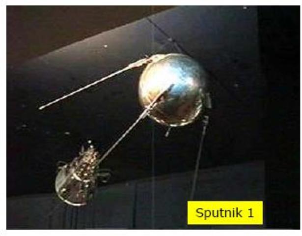 El sátelite Sputnik es lanzado al espacio