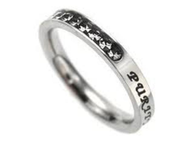 Makes a pledge to stay abstinent