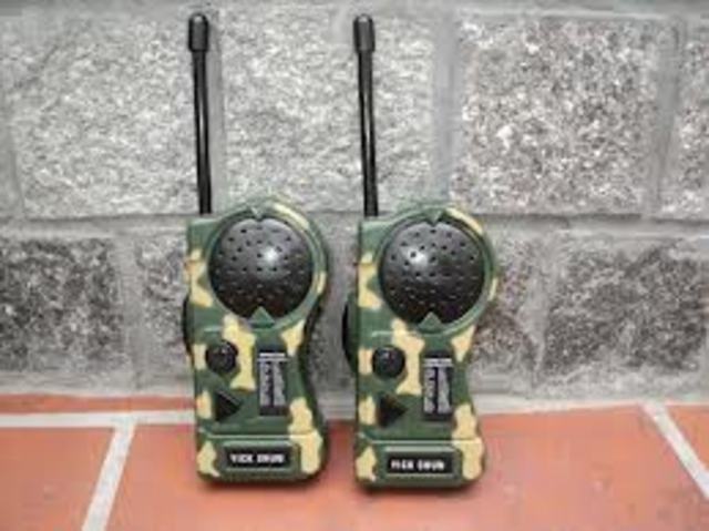 Mi primer walkie talkie