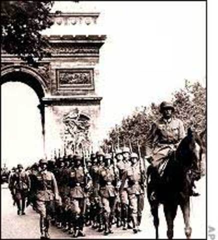 Oa nazis entram em Paris