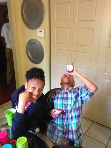 me and my brother being ratchett