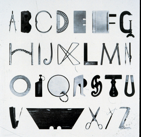 "Alphabet With Tools" -- Typography