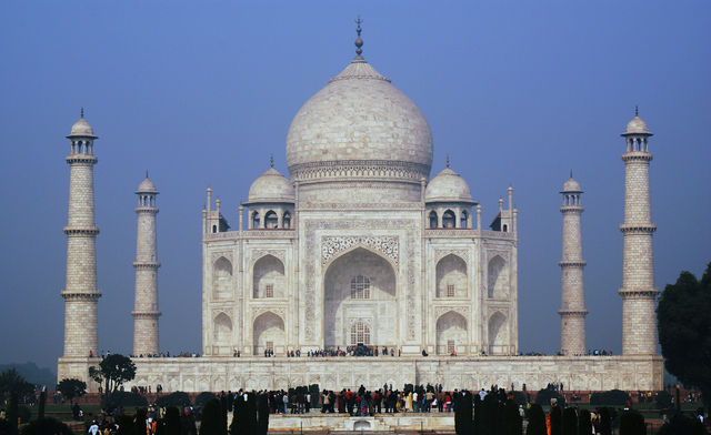 Taj Mahal built