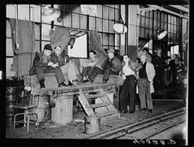 Pioneer sit -Down Strike