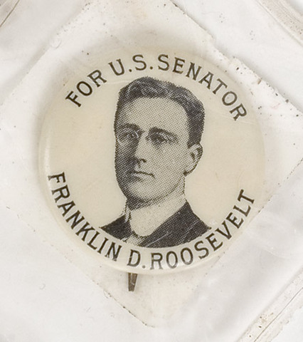 FDR runs and wins election for NY state Senate