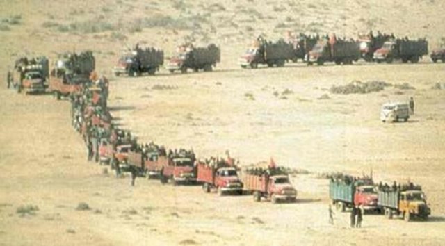 The Green March forced Spain to hand over its last remaining colonial possession, Spanish Sahara, to Morocco.