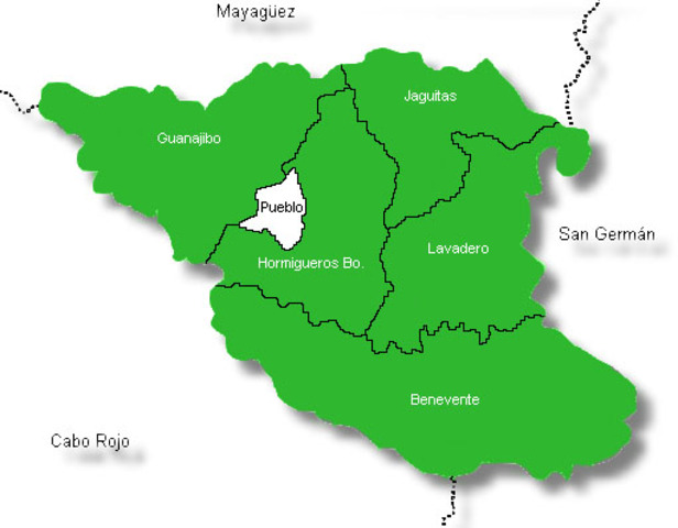 barrio de los pueblos de hormiguero