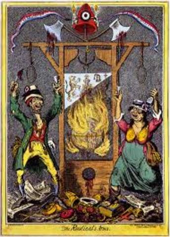 Robespierre and execution