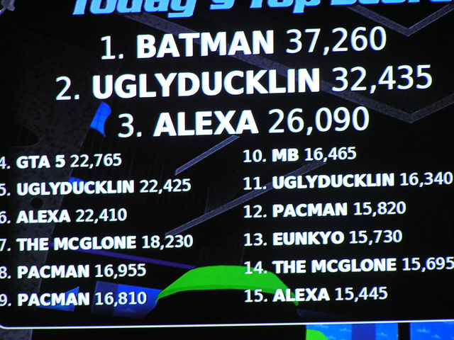 Primero Marcador en Juego Electrónico de Tiro