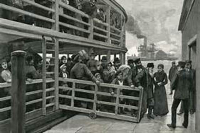 On the boat to America