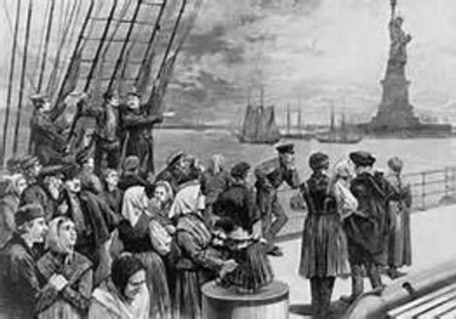 The statue of freedom.