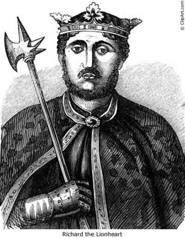 Richard the Lionhearted 1189