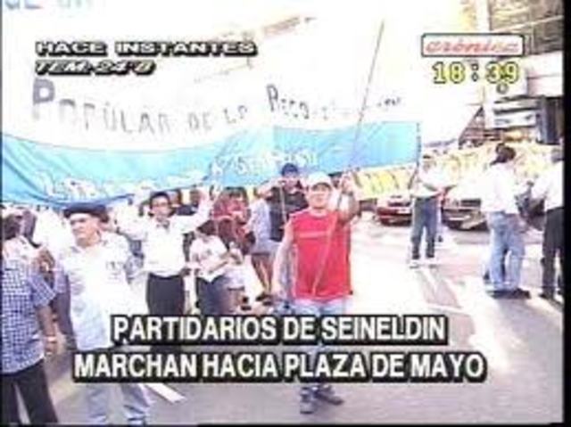Marcha a favor de su libertad