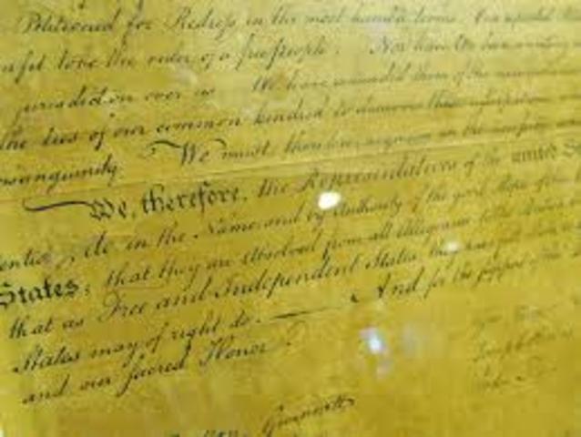 Declarition of Indeperdence