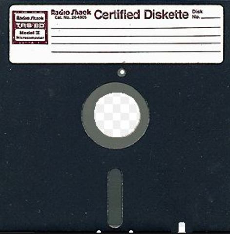 Eight inch floppy disk