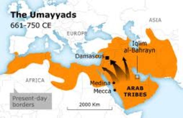 Umayyad Dynasty- first Islamic Dynasty 661-750 A.D