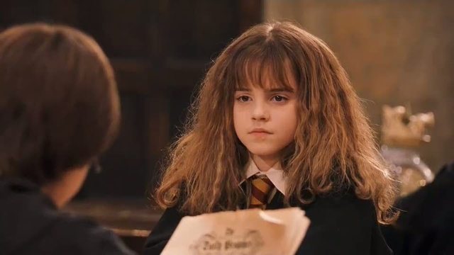 Becomes Hermione in Harry Potter