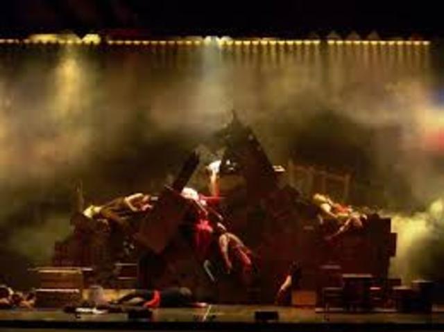 First production of Les Misérables opens in Paris